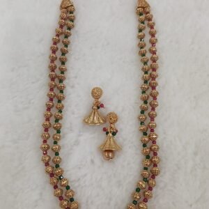 Double line Antique balls chain