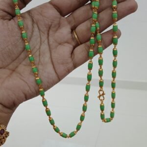 Green beads chain