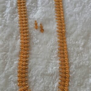 Long Lakshmi set with earrings