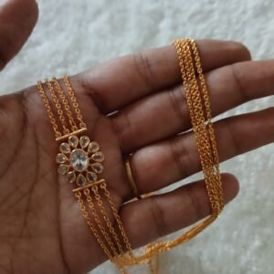 Full uncut pendant chandraharam