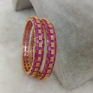 Real kempu heavy bangles