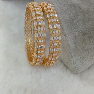 Uncut heavy bangles (set of 2)