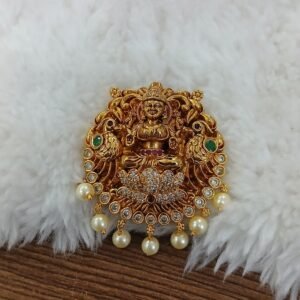 Lakshmi nakshi pendant with peacock
