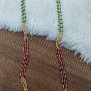 24 Inches chandraharam with real manulu