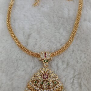 Multi stone pendant with Naan chain