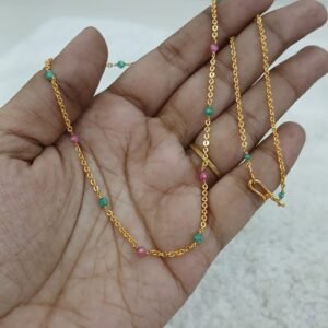 Simple MULTI pastel beads chain