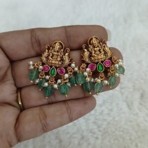 Antique Kundan Lakshmi Earrings
