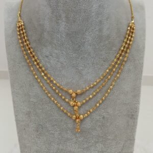 3 Step gold balls chain