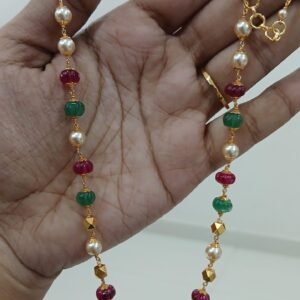 Real Ruby & Emeralds with Palakasari beads