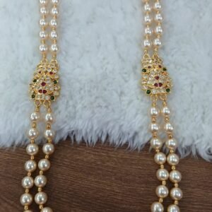 8 mm swarouski with Micropolish pendant