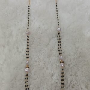 Black diamonds with real Boraque pearls