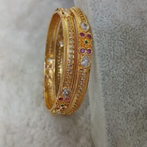 Gold copy with 3D flower