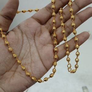 24 inches Micropolish balls chain