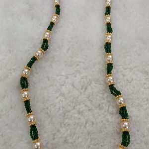 Green spinels chain with swarouski