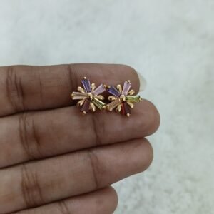 Multi color glass cut pattern