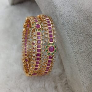 Gold copy Kempu bangles