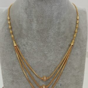 3 steps chain with stone balls
(PINK & WHITE)
