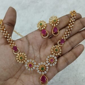 Circle patterns MULTI stone set