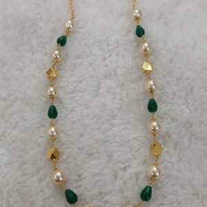Real Emerald , Swarouski & Palakasari chain