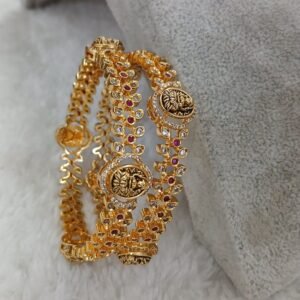 Zig zag stone pattern with nakshi Lakshmi design