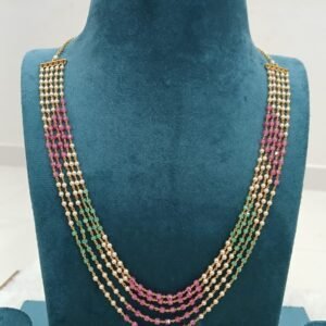 Ruby, Emerald and Swarouski with Kattu Theega