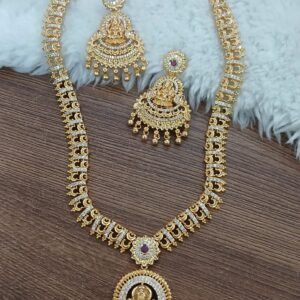 Long Micropolish Lakshmi haaram
