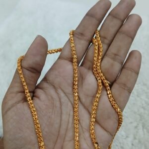 Latest thaali design Micropolish chain (24 inches) Thick