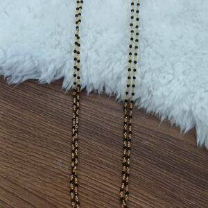 Micropolish double line blackspinels chain