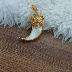 Sun rays design puligoru Micropolish pendant