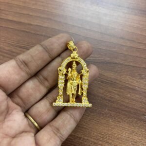 Kumara swamy Micropolish pendant  (Full White)
