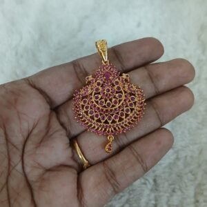 Full Ruby Peacock pendant