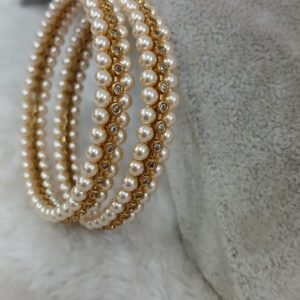 Hand made with swarouski & Full white
