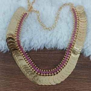 Full pink stones kaasu chain