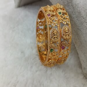 Lakshmi with Peacock nakshi bangles