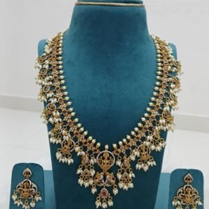 Lakshmi guttapusalu haaram with pearls