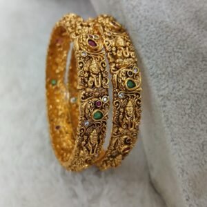 Lakshmi with Peacock nakshi bangles