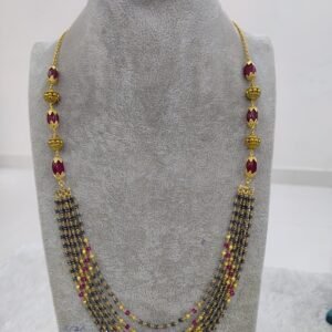 Blackdiamods layered chain with Kattutheega