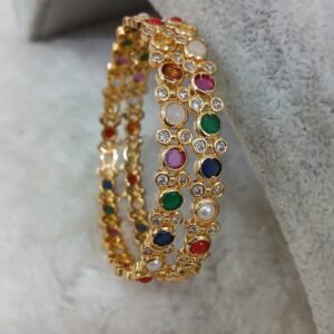 Traditional navarathna bangles