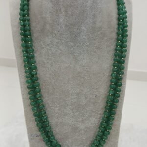 Real Russian Emerald pumpkin double line Long chain