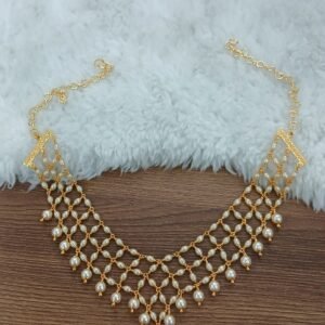 Real swarouski jaali necklace