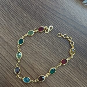 Multi stones Micropolish bracelet