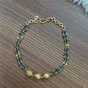Double line kattutheega blackdiamonds bracelet