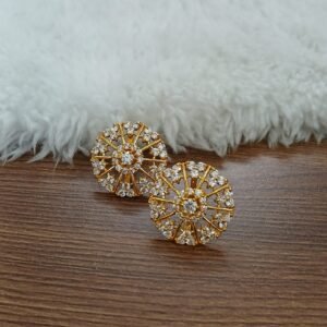 Full white stones Micropolish studs