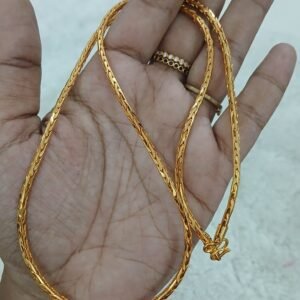 24 inches snake pattern Micropolish thaali chain