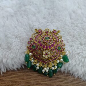 Pink / Green stone pendant