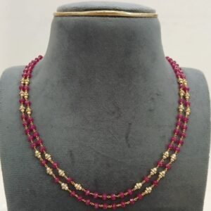 Double line real ruby with diamond rings (kattutheega)