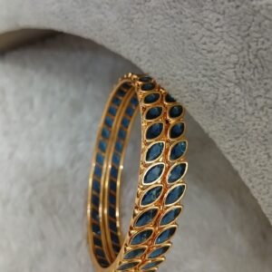 Blues stone bangles