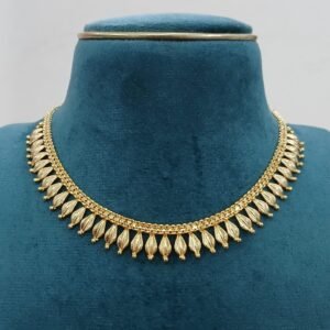 Micropolish simple gold copy necklace