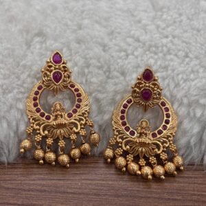 Circle pattern antique nakshi chaandhbali
