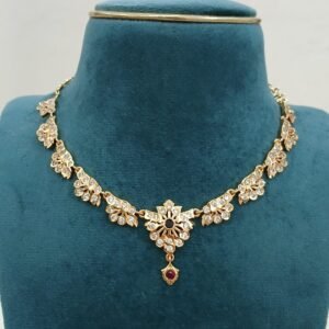 Hand made Real metals Micropolish stone necklace